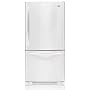LG : LBC22520SW 22.4 cu. ft. Bottom-Freezer Refrigerator - White