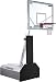 Hydra Rib 970 Portable Basketball Hoop with 54 Inch Glass Backboard