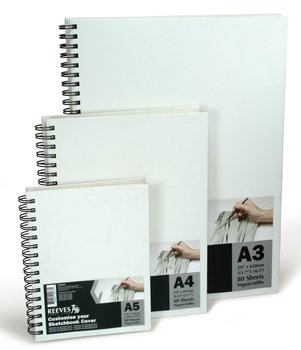 Childrens Toyshop  Toys : Reeves - A4 Canvas Covered Sketch Pad