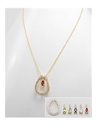 Blue Sapphire Necklace In 92.5 Sterling Silver