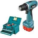 MAKITA 6270DWAET2 Akku-Bohrschrauber 12V mit Set, 55-tlg.