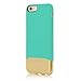 Incipio iPhone 6 Edge Chrome Case - Retail Packaging - Teal/Gold