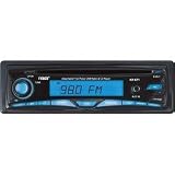 Naxa NCA671 Detachable Stereo AM/FM Car Radio with Compact Disc Player and Aux-In Jack (Black)