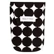Diapees and Wipees Accessory Bag - Black Disco Dot