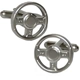 Motor Car Steering Wheel Cufflinks