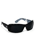 J LO Sunglasses Square Black with Silver Logo on Sides - B001EYH9BO