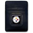 Pittsburgh Steelers Leather Money Clip Card Holder