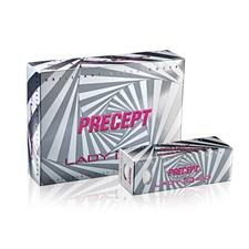 Precept Lady iQ 180 Golf Balls - CLEAR White- Personalized