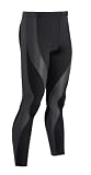 CW-X Men's Perform X Tight Pant, Black/Dark Grey, Large