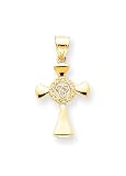 14k Gold Celtic Cross Pendant