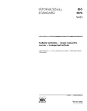 ISO 9978:1992, Radiation protection - Sealed radioactive sources - Leakage test methods