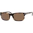 Hugo Boss 0319/S Men's Polarized Rectangular Full Rim Outdoor Sunglasses - Havana Vintage/Brown
