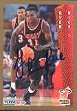 Glen Rice, Miami Heat, 1992 Fleer Autographed Card