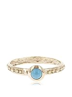 Etrusca Anillo Etro Style (Dorado / Cielo)