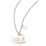 brosway ブロスウェイ FANTASY Neckalce ネックレス - 3 hearts/1 gold plated FS06の画像