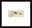 Art Poster Wood Framed Print - Nadege Resting - Artist: Francine van Hove- Poster Size: 12 X 10