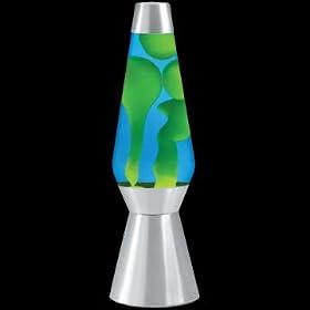 Lava GrandeTM - Yellow Wax with Blue Liquid from Lava Lamps