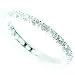 Sterling Silver and White Cubic Zirconia Eternity Ring