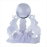 Frosted Sculpture - Elephants With Ball