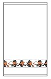 Roller & Solar Shades MLB Baltimore Orioles Mascot Border - Whit