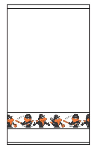 Roller Shades MLB Baltimore Orioles Mascot Border - White Background 0552_0009