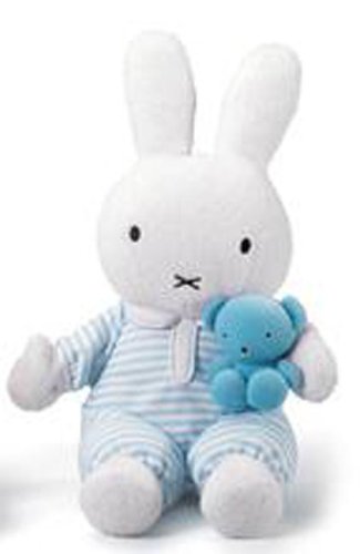 Childrens Toyshop  Toys : 37 cm Blue Miffy with Teddy