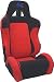 APC 124123 Superrace Seat Blk/Red Ea