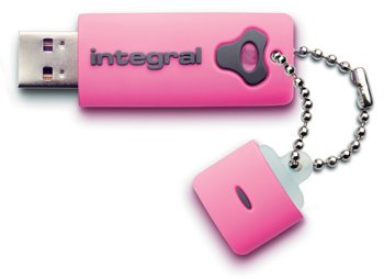 Integral USB Splash Drive 2Gb Pink