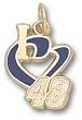 Driver Number "I Heart 48" 1/2" Enamel Enamel Pendant