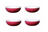 Emile Henry 1-Quart Individual Pasta Bowls, Set of 4, Cerise