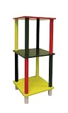 Kids' Primary-Color 3-Tier Square Shelves