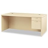 11500 Series Valido Right Pedestal Desk, 72w x 36d x 29-1/2h, Natural Maple