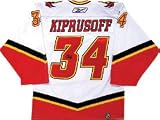 Miikka Kiprusoff Autographed/Hand Signed Calgary Flames Pro Hockey Jersey