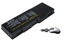 Replacement Battery for select DELL Laptops / Notebooks / Compatible with Dell 7000, Inspiron 7000 D266GT, Inspiron 7000 D300LT, Inspiron 7000 Series and 7500 Series, OminBook 7100, OmniBook 7150, Pionex TS30I, Quantex i1410, Quintek i1401, Sceptre SoundX S5500T, 2523T, 2941E, 312-0508, 6171R, 7491, 8649R, 8823E, 9943E, BAT-2523T, IM-M150171-FR, IM-M150171-GB, BAT-30IL, F1450-80002, F1450-80004, F1450A ( 12 Cells, 6600 Mah ) - Includes Mini Optical Mouse with Retractable USB cord