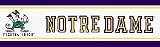 Notre Dame Fighting Irish NCAA Licensed 5 1/4 H x 15' L Border