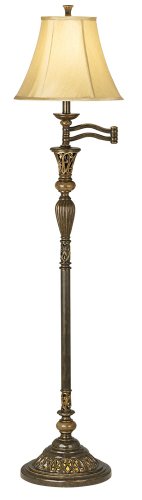 Kathy Ireland Regal Medallion Swing Arm Floor 