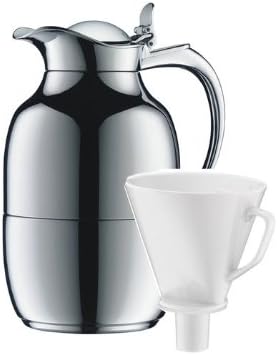 alfi Helena 33-Ounce Stainless Steel Carafe and Filter 2-Piece Set