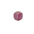 Velvet 12mm d6 Purple/gold Pipped Dice