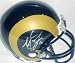 Marc Bulger autographed Football Mini Helmet (St. Louis Rams)