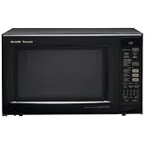 Sharp R-930AK 1-1/2-Cubic-Foot 900-Watt Convection Microwave, Black