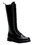 Black 20 Eyelet Knee Combat Boot - Mens 12