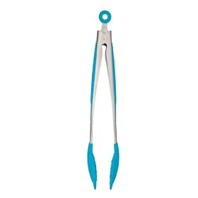 Kitchen Craft - Colourworks - Pince - Silicone - Bleu - 30 cm (Import Grande Bretagne)