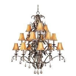 Maxim Lighting 30558BN Cambridge 15 Light Large Foyer Chandelier in Brighton by Maxim Lighting