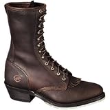Double H Boot Men's 10 In AG7 Packer Dark Brown