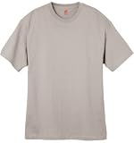 Hanes HEAVYWEIGHT 5.2 oz Short Sleeve T-shirt, L-Sand