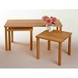 Nesting Coffee Tables-Set of 3 in Natural Finish By Winsome Furniture