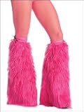 Fuzzy Boot-lets Costume, ONE SIZE, HOT PINK