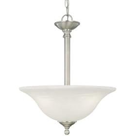 Thomas Lighting SL8266-78 Riva Collection Three-Light Pendant Brushed Nickel Finish with... by Thomas Lighting