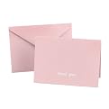 Jean M. Stamped Thank-You Notes- Pink