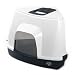 Europet-Bernina Eck-Toilette m Dach gro� in Anthrazit-Schwarz